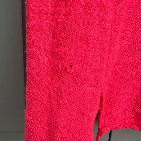 Lilly Pulitzer Hot Pink Light‎ Sweater with tassels size Small - Picture 7 of 7